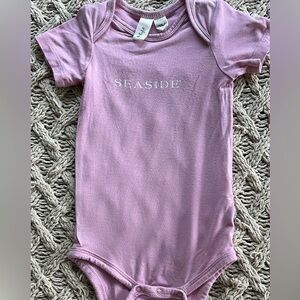 Kyte BABY Pink bodysuit size 6-12 months Seaside onesie